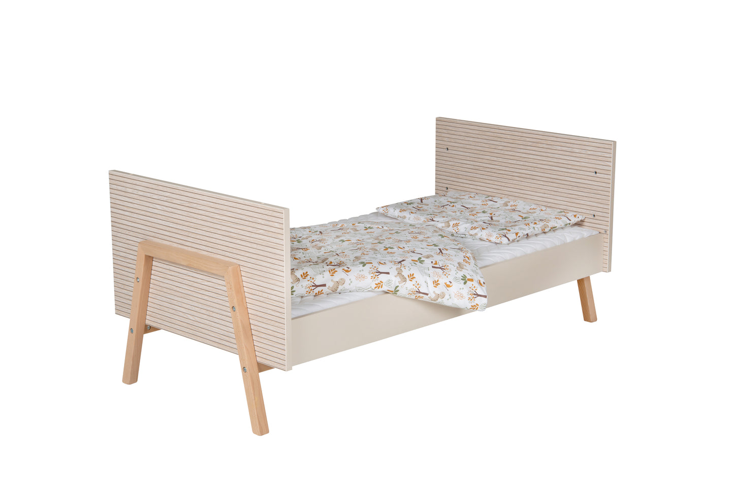 Umbauseiten für Juniorbett Happy 140 cm – Dekor Carat Beige