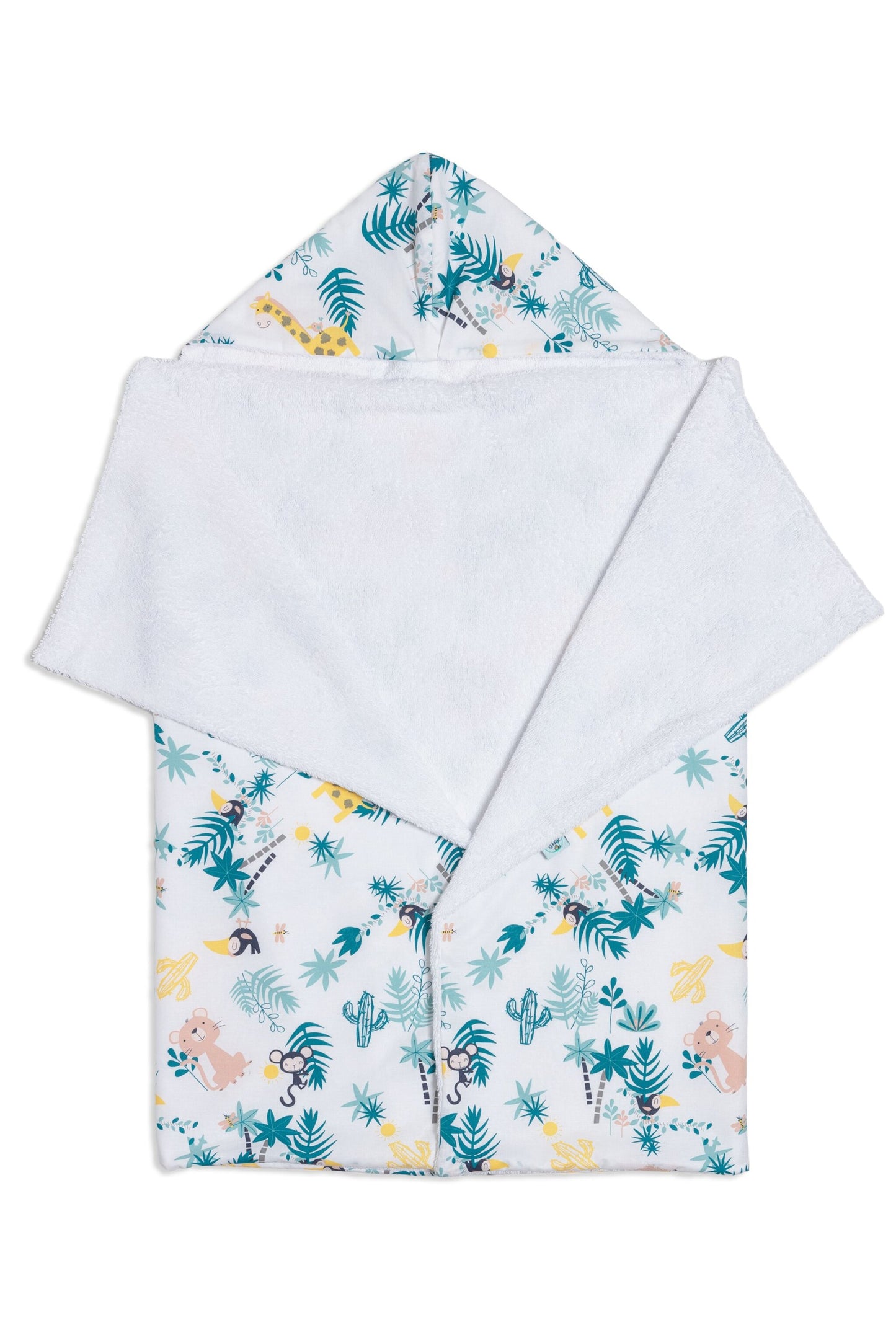 pic Bear Kapuzenbadetuch 70x110 cm – Baby Badetuch Baumwolle