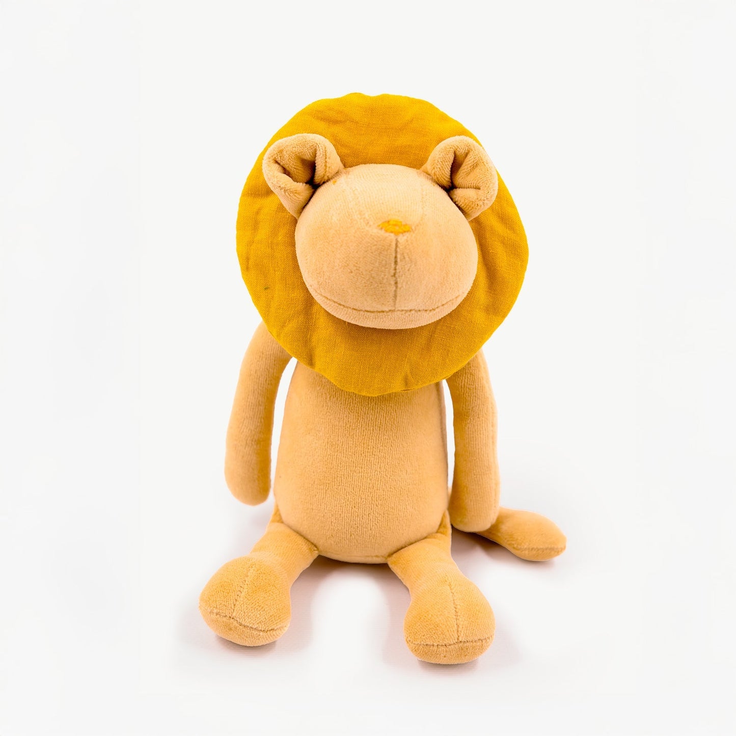 Kuscheltier Löwe Leo - Premium Löwenbaby aus GOTS-Bio-Baumwolle (Made in France)