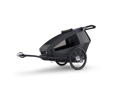 Croozer Yuuna 2025 - modularer Fahrradanhänger & Buggy | Moonlight Black
