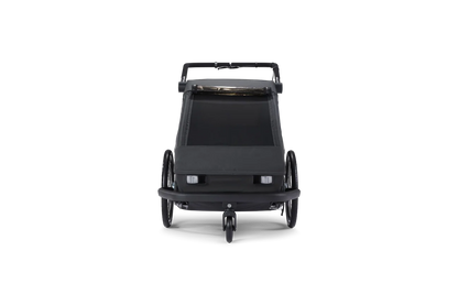 Croozer Yuuna 2025 - modularer Fahrradanhänger & Buggy | Moonlight Black
