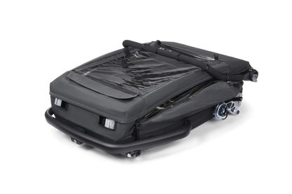 Croozer Yuuna 2025 - modularer Fahrradanhänger & Buggy | Moonlight Black