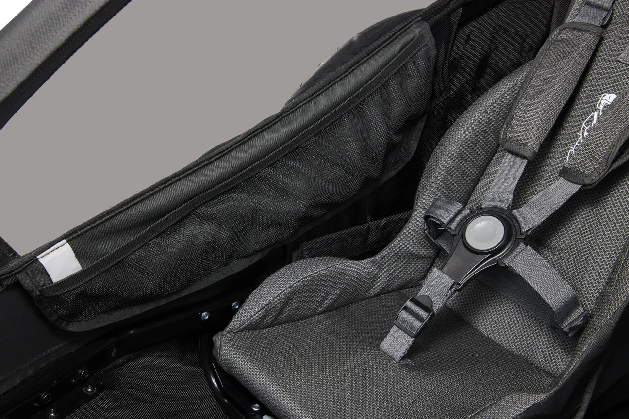 Croozer Yuuna 2025 - modularer Fahrradanhänger & Buggy | Moonlight Black
