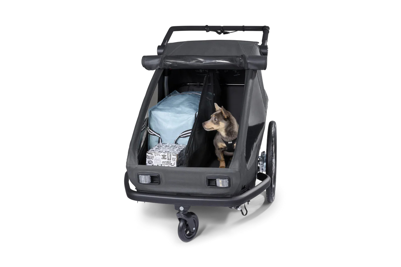 Yuuna Dog Modul Ladefläche – Hundebett & Sicherheitsgurt für Croozer Yuuna