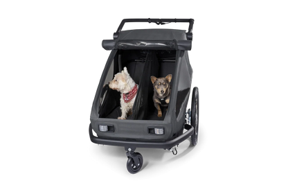 Yuuna Dog Modul Ladefläche – Hundebett & Sicherheitsgurt für Croozer Yuuna