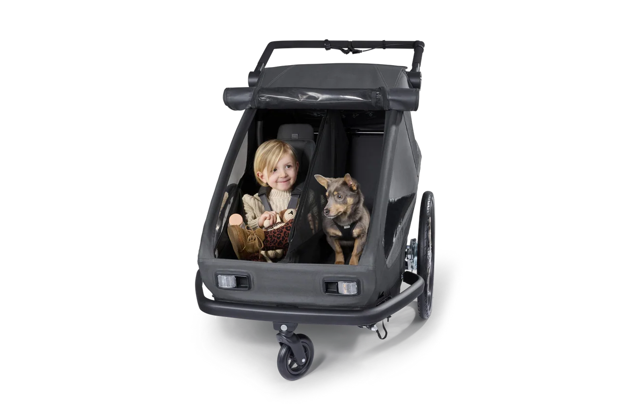 Yuuna Dog Modul Ladefläche – Hundebett & Sicherheitsgurt für Croozer Yuuna