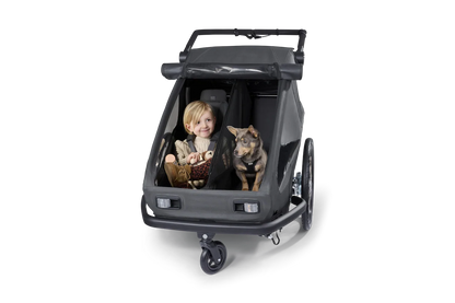 Yuuna Dog Modul Ladefläche – Hundebett & Sicherheitsgurt für Croozer Yuuna