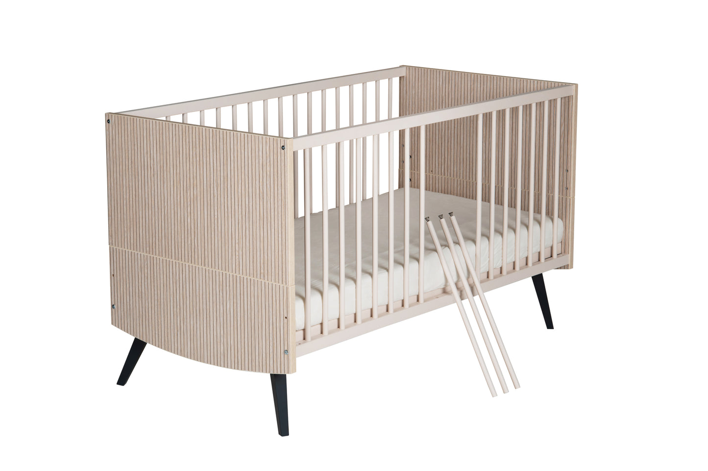 SMILE Kombi-Kinderbett 70x140 cm – Connery/Beige