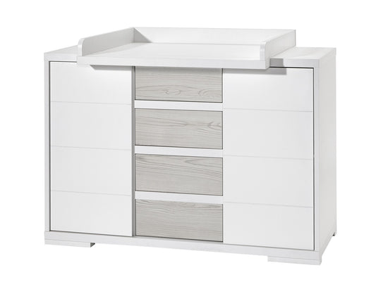 Wickelkommode Maxx Boathouse – Breit mit 4 Schüben & 2 Türen