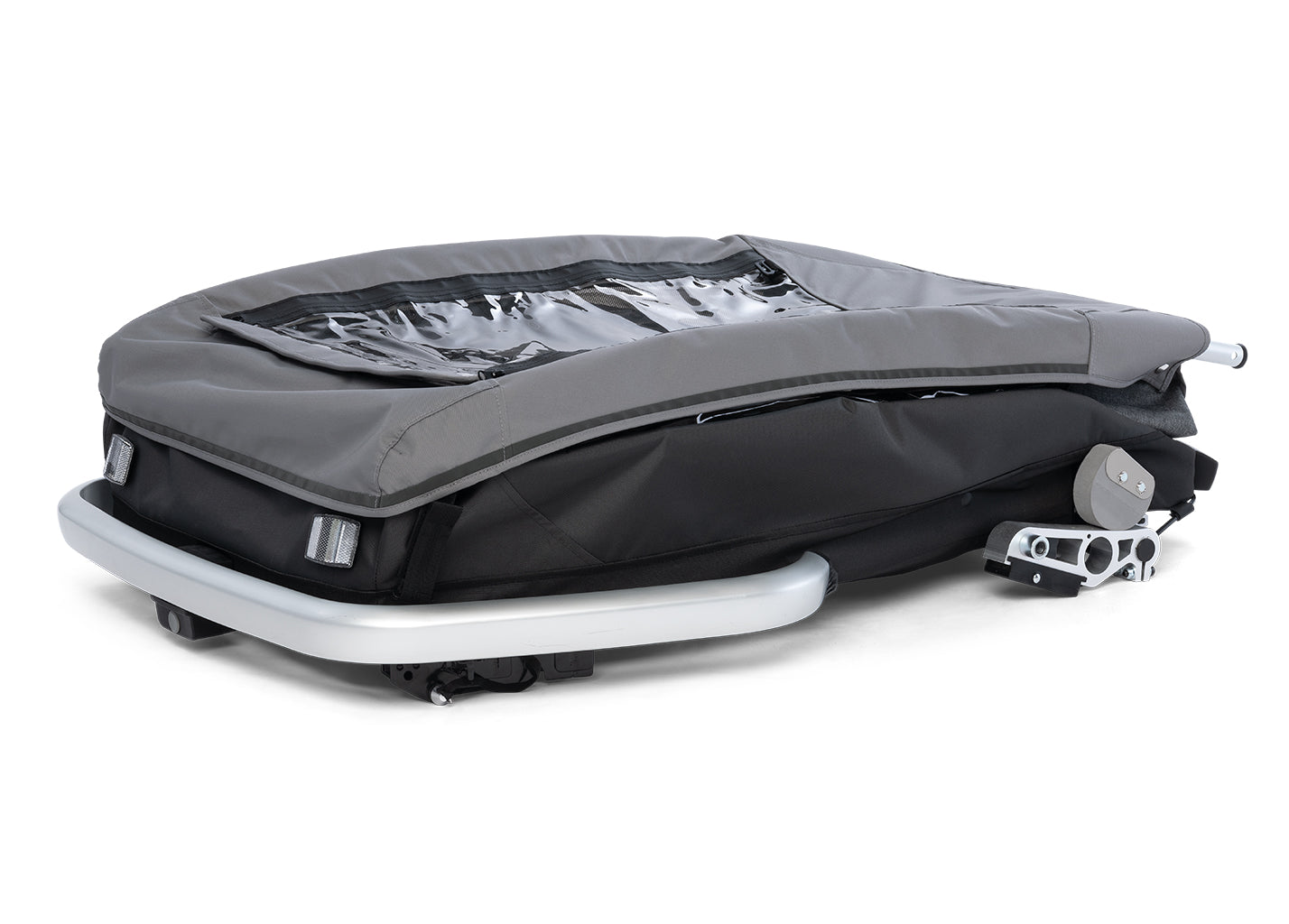 Croozer Kid Keeke 2 Fahrradanhänger - Zweisitzer Mountain Grey