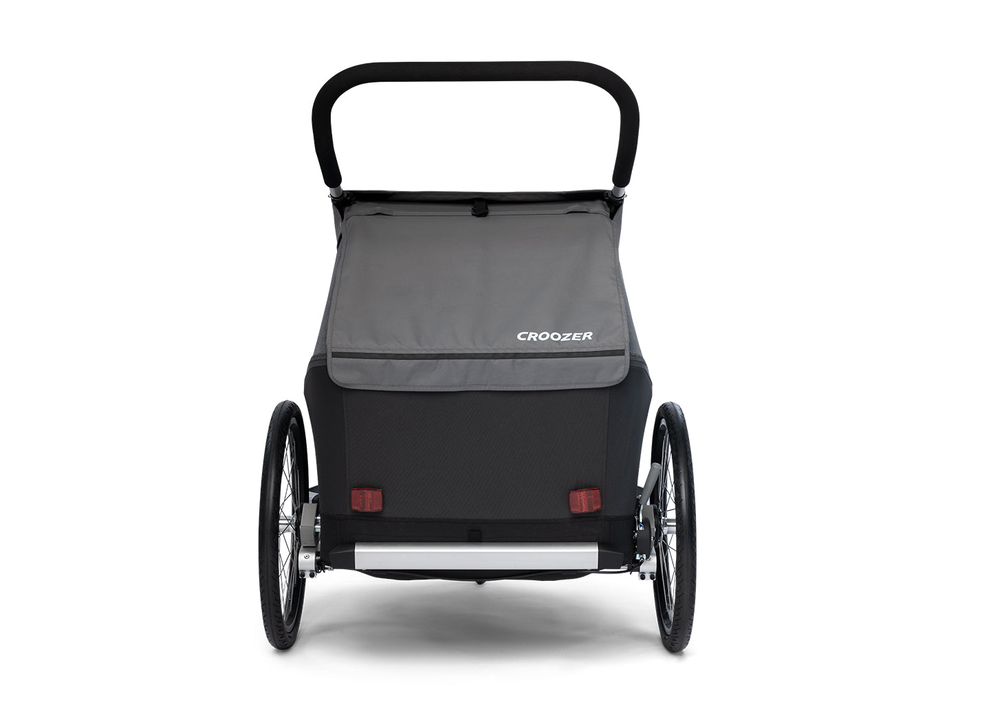 Croozer Kid Keeke 2 Fahrradanhänger - Zweisitzer Mountain Grey
