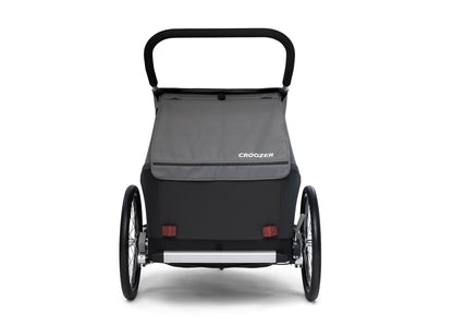 Croozer Kid Keeke 2 Fahrradanhänger - Zweisitzer Mountain Grey