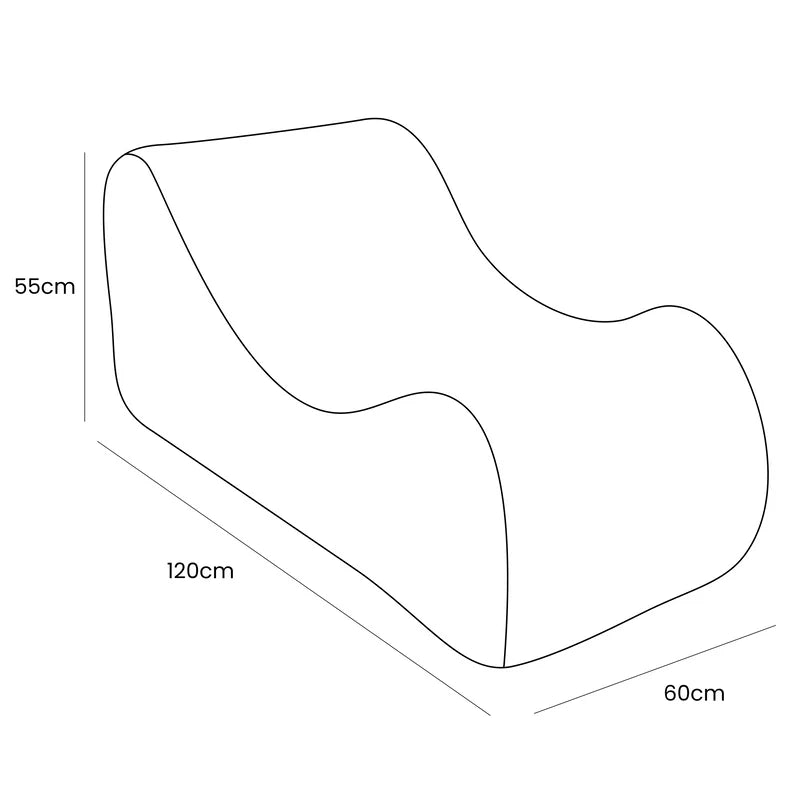 Meowbaby Sitzsack wave lounger ästhetic