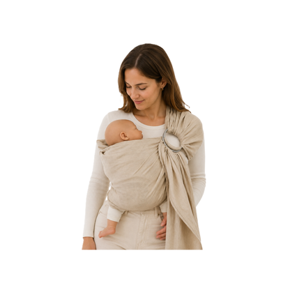 Hänschenklein Leinen-Ringsling - Schnelle Babytrage aus 100 % Leinen
