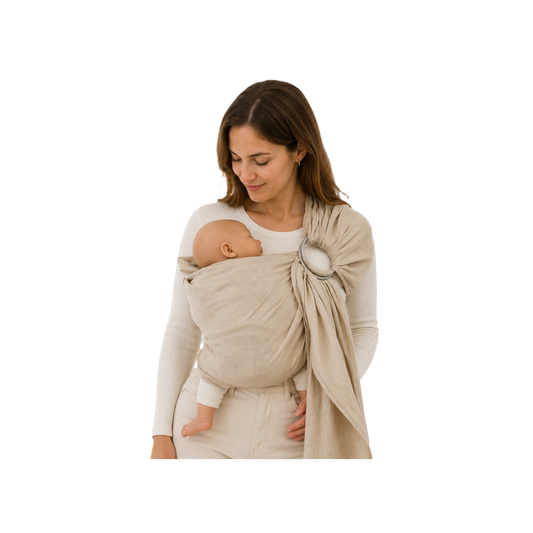 Hänschenklein Leinen-Ringsling - Schnelle Babytrage aus 100 % Leinen