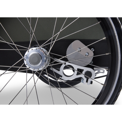 Croozer Kid Ellma 2 Fahrradanhänger - Zweisitzer Moss Green
