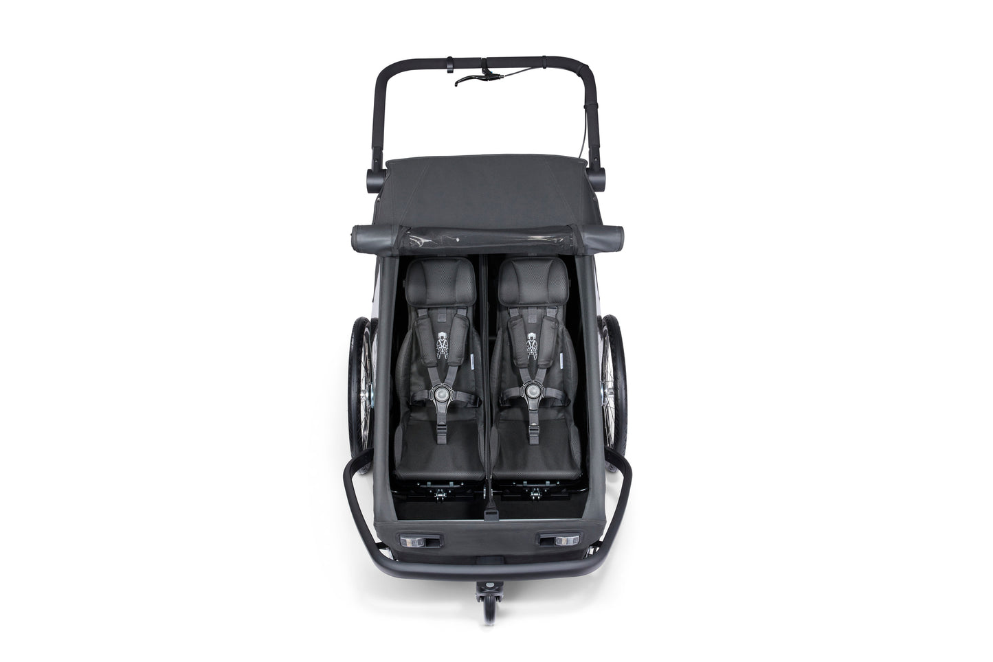 Croozer Yuuna 2025 - modularer Fahrradanhänger & Buggy | Moonlight Black