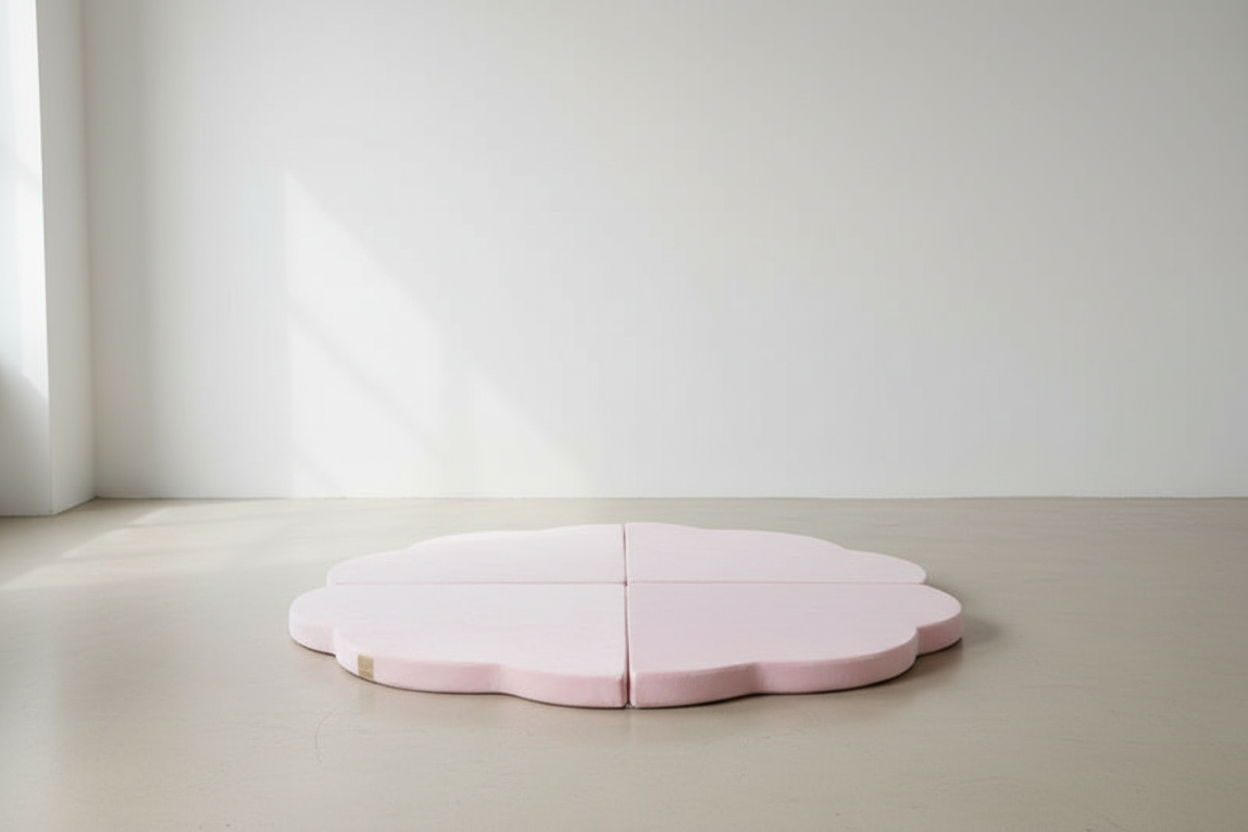 MeowBaby Spielmatte Wolke Velvet 160x160cm