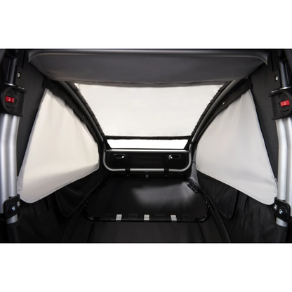 Croozer Yuuna Kid - modularer Fahrradanhänger & Buggy 2 in 1 | Moonlight Black | AirPad Federung