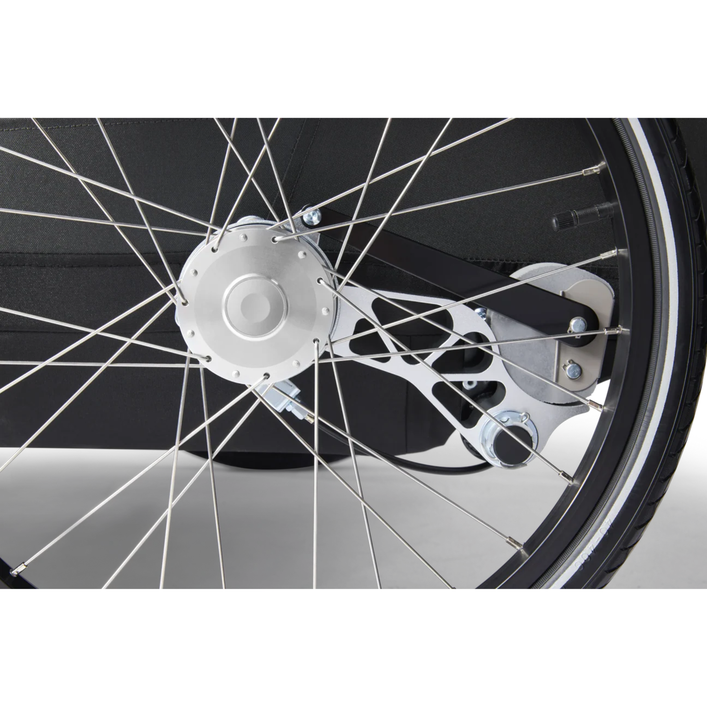 Croozer Yuuna Kid - modularer Fahrradanhänger & Buggy 2 in 1 | Moonlight Black | AirPad Federung