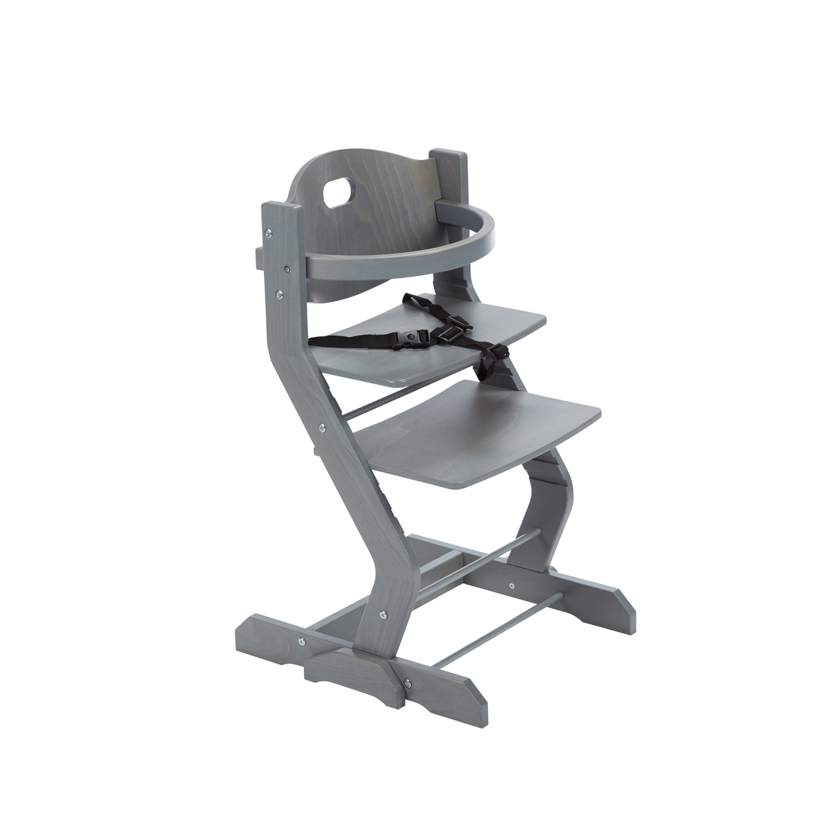 tiSsi Kinderhochstuhl aus Buchenholz - Ergonomischer Mitwachsender Hochstuhl mit Bügel