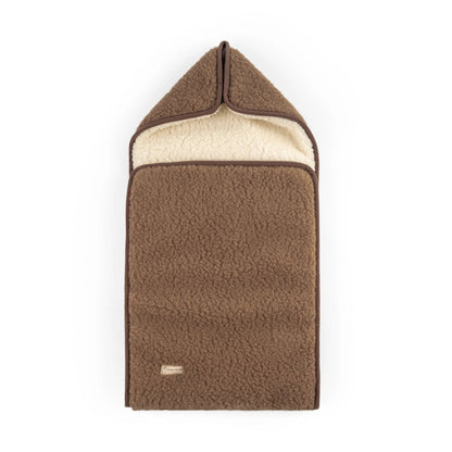 Winterfußsack Merino - Kuschelwarmer Fußsack aus 100% Merinowolle für die Babywanne