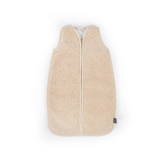 Babyschlafsack Merinowolle Wollwalk - 3.5 TOG Winterschlafsack mit Teddy-Futter