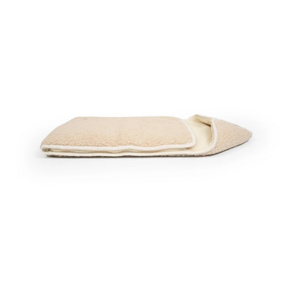 Winterfußsack Merino - Kuschelwarmer Fußsack aus 100% Merinowolle für die Babywanne