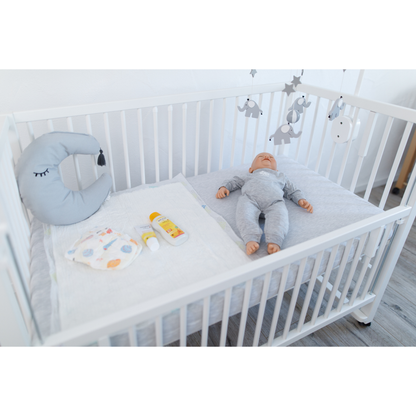 Beistell- und Babybett tiSsi HAJO - 120x60 cm Mitwachsendes Kinderbett Massivholz