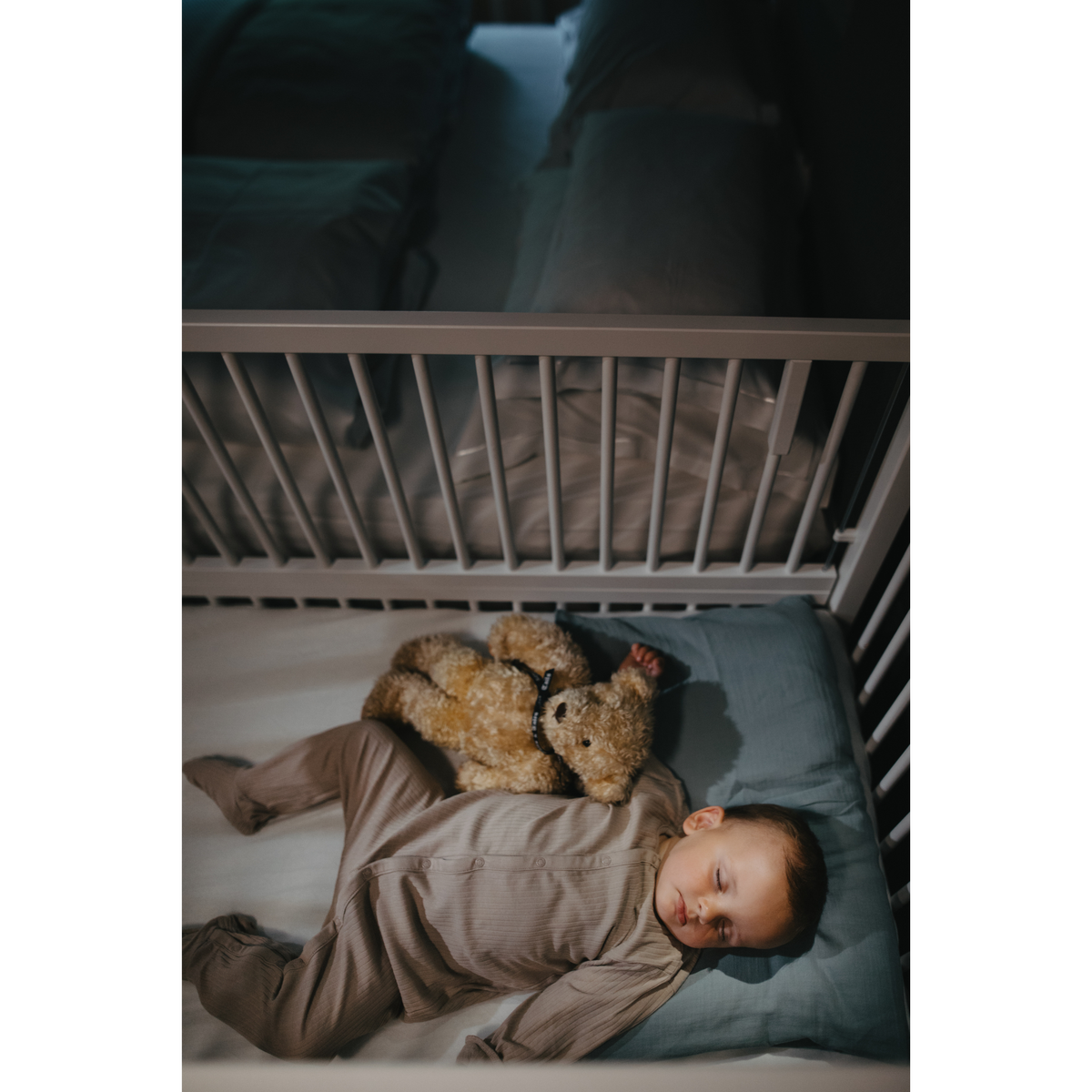 Beistell- und Babybett tiSsi HAJO - 120x60 cm Mitwachsendes Kinderbett Massivholz