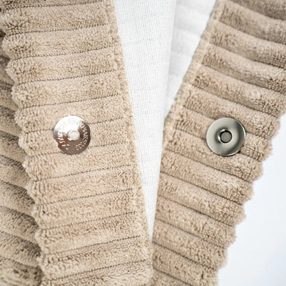 Mom Bag Cord Creme - Großer Cord-Shopper für den Kinderwagen
