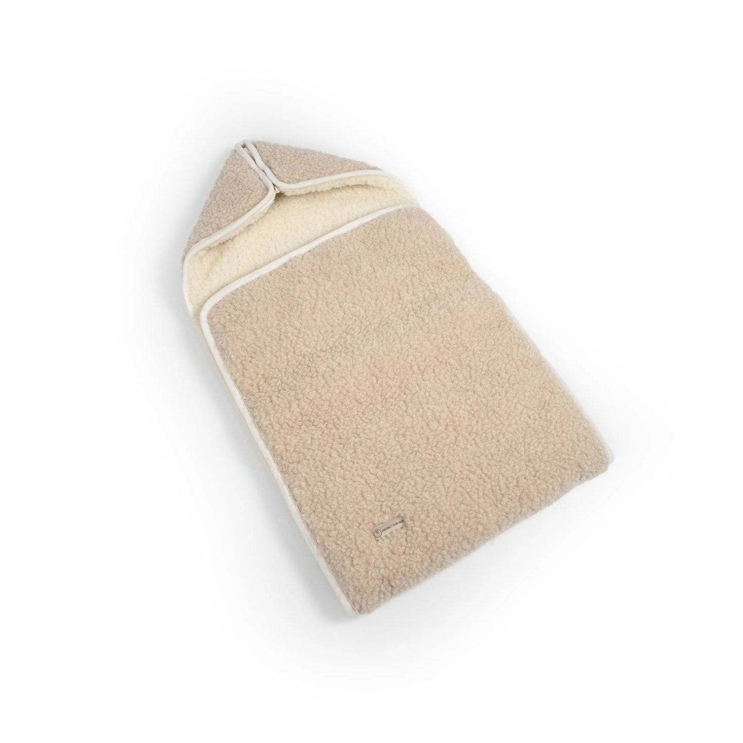 Winterfußsack Merino - Kuschelwarmer Fußsack aus 100% Merinowolle für die Babywanne