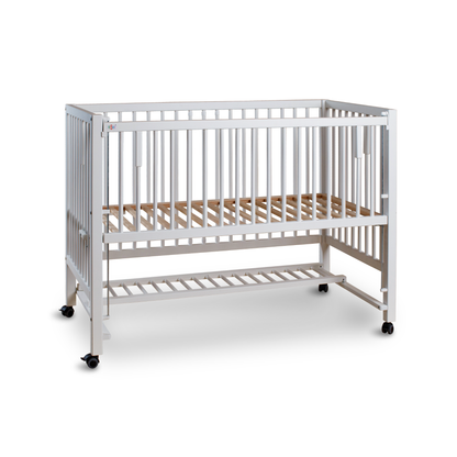 Beistell- und Babybett tiSsi HAJO - 120x60 cm Mitwachsendes Kinderbett Massivholz