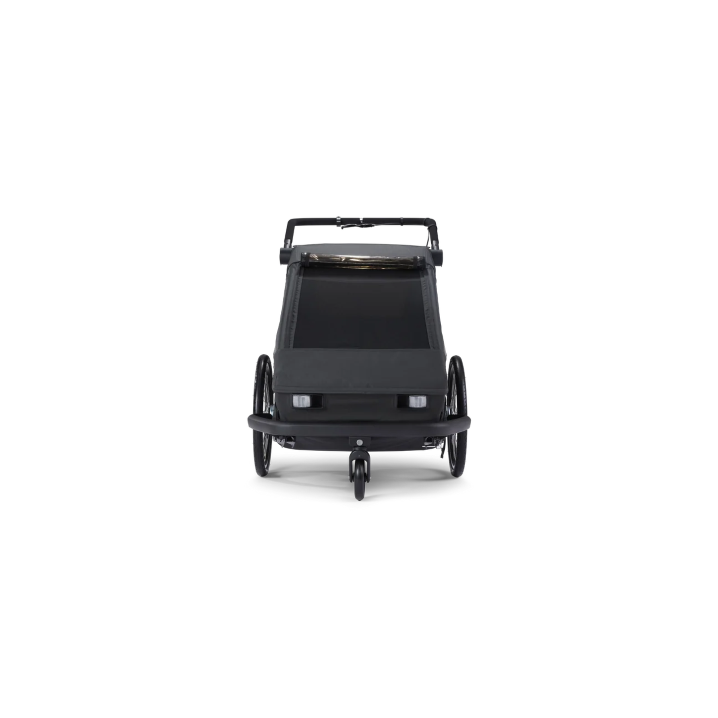 Croozer Yuuna Kid - modularer Fahrradanhänger & Buggy 2 in 1 | Moonlight Black | AirPad Federung