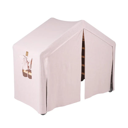 MeowBaby großes Kletterhaus, faltbar, rosa Haus (112x61x94cm)