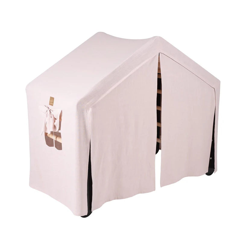 MeowBaby großes Kletterhaus, faltbar, rosa Haus (112x61x94cm)