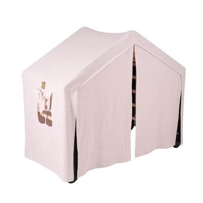 MeowBaby großes Kletterhaus, faltbar, rosa Haus (112x61x94cm)