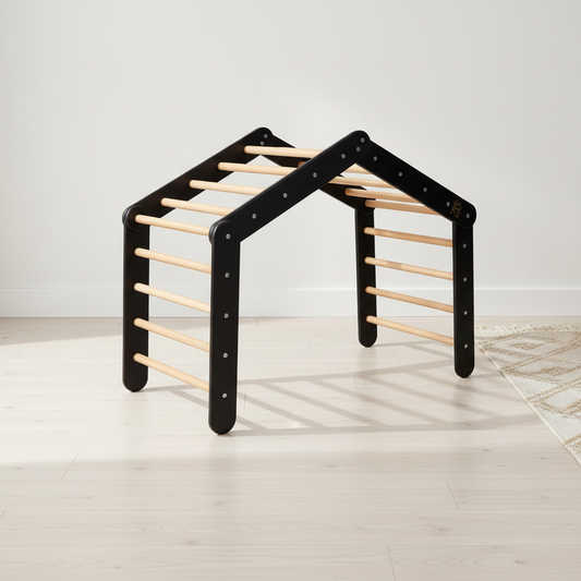 MeowBaby großes Kletterdreieck 112x61x94cm Pikler-Montessori