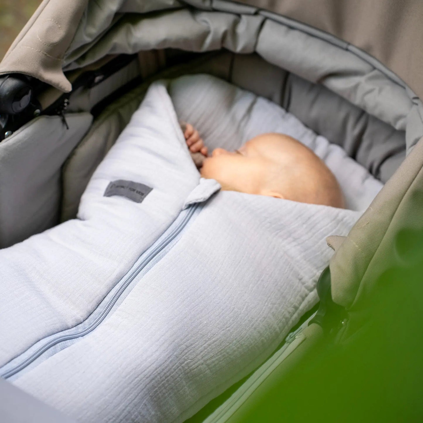 Pucksack Musselin - 2.5 TOG Ganzjahres-Pucksack mitwachsend