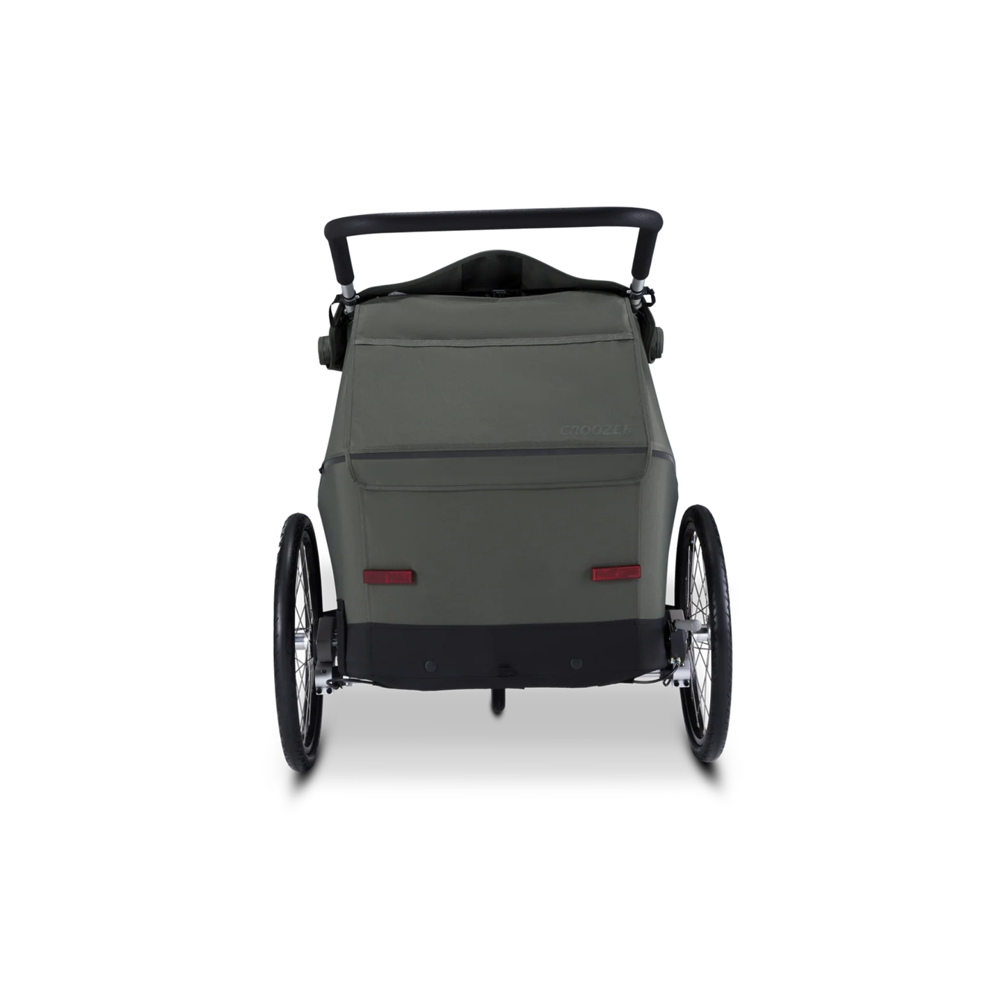 Croozer Kid Ellma 2 Fahrradanhänger - Zweisitzer Moss Green