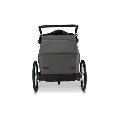 Croozer Kid Ellma 2 Fahrradanhänger - Zweisitzer Moss Green