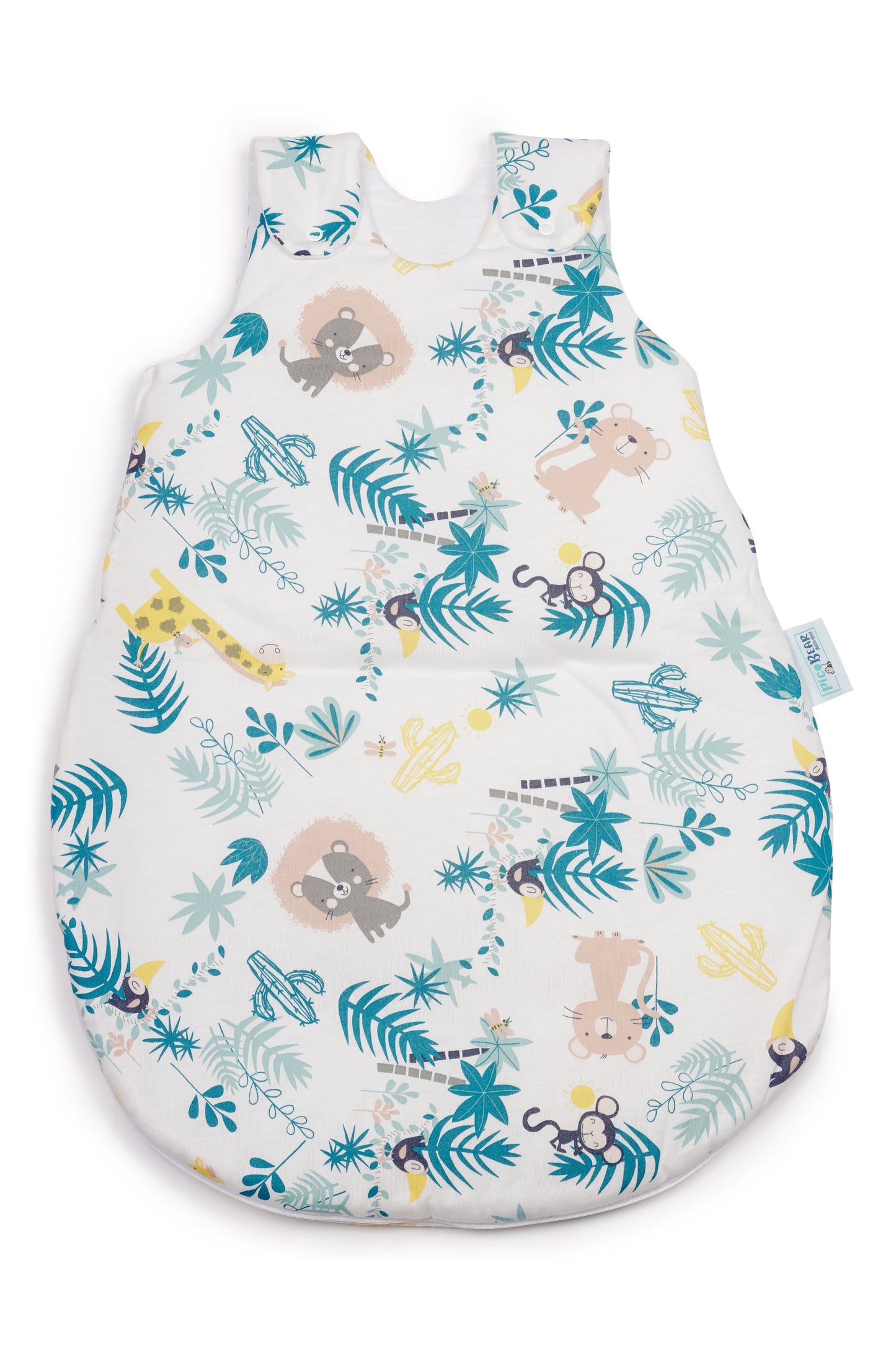 Atmungsaktiver Schlafsack von pic Bear – Wächst mit Ihrem Kind mit - Gr. 62/68cm