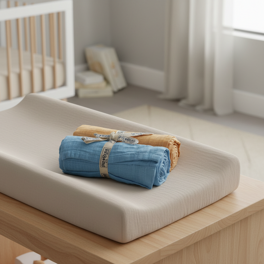 Baby Moltontücher Musselin „Pic Bear“ - 2 Stück