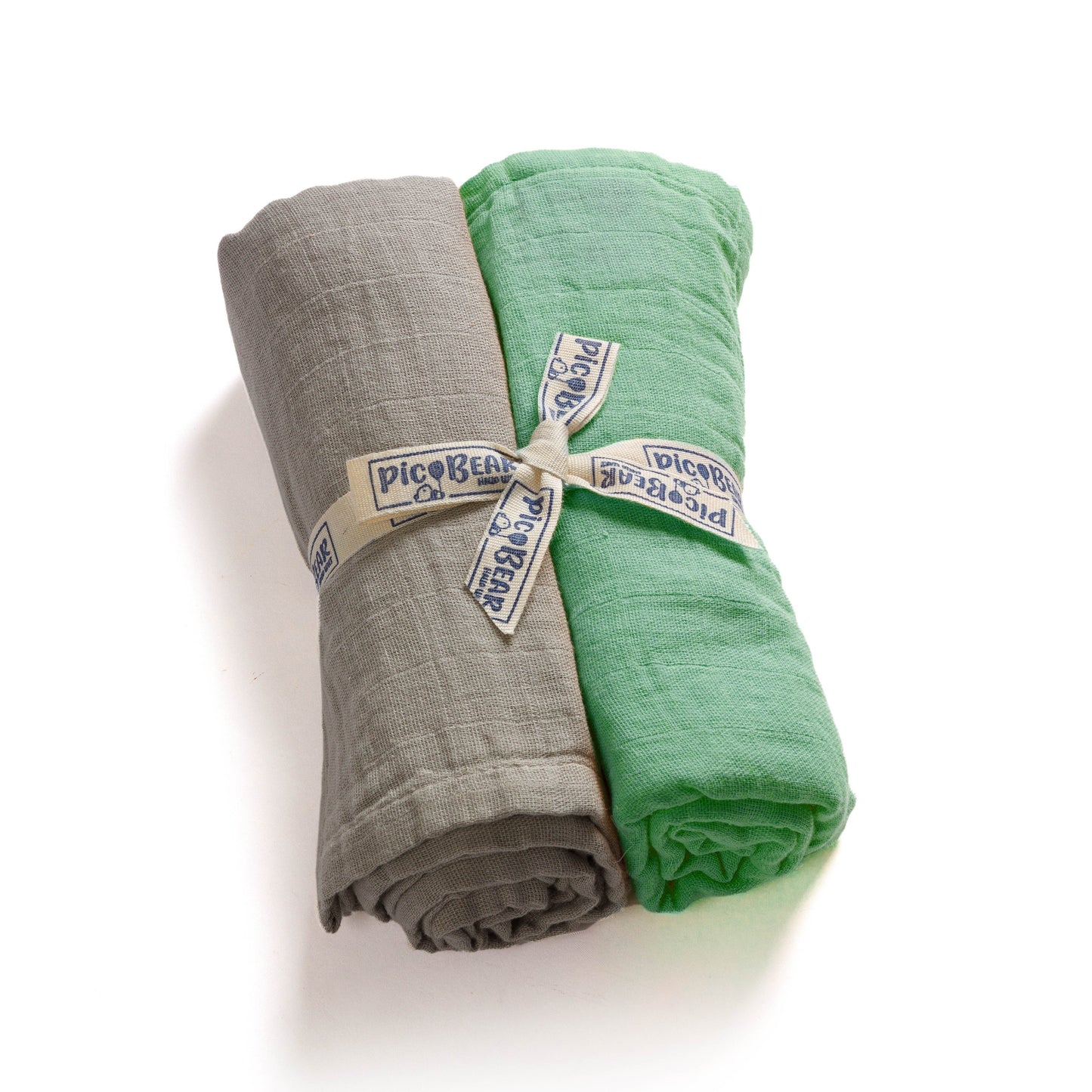 Baby Moltontücher Musselin „Pic Bear“ - 2 Stück