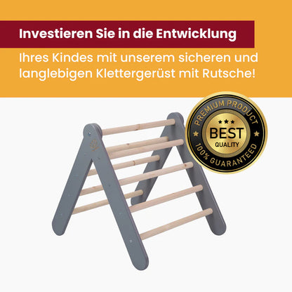 MeowBaby Montessori Kletterdreieck Pikler 60x61cm