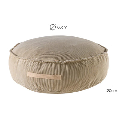 MeowBaby Sitzpouf Rund Premium Cord