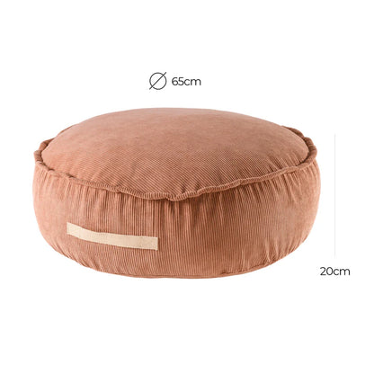 MeowBaby Sitzpouf Rund Premium Cord