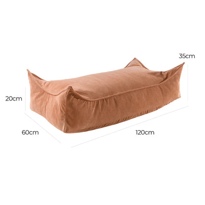 MeowBaby Sitzpouf Rechteckig Premium Cord