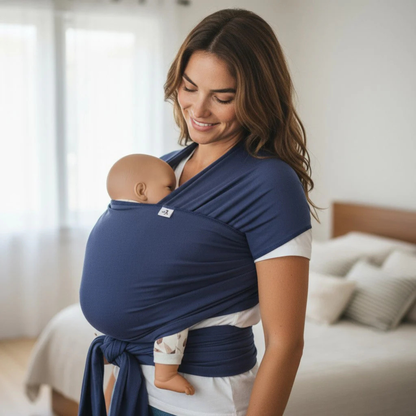 Hänschenklein Bambus-Tragetuch - Elastisches Baby-Tragetuch ab Geburt