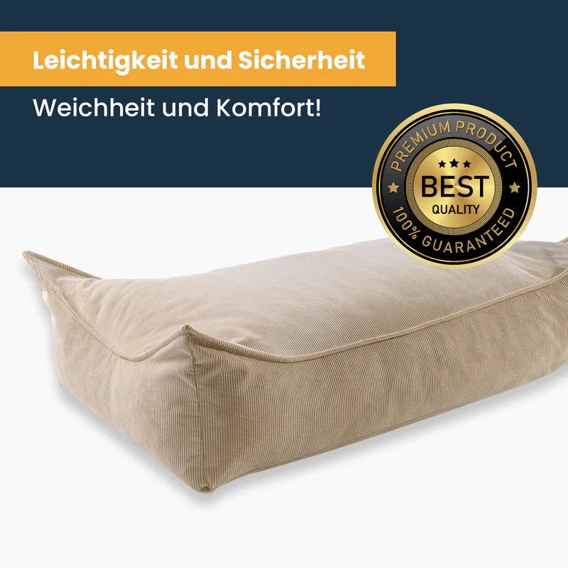 MeowBaby Sitzpouf Rechteckig Premium Cord